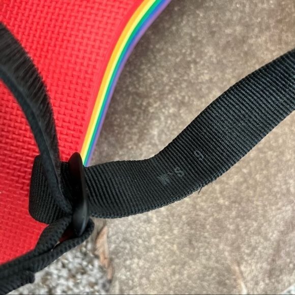 TEVA Universal Pride Flatform Platform Sandal LGBTQ Tegan Sarah Foundation - Picture 8 of 10